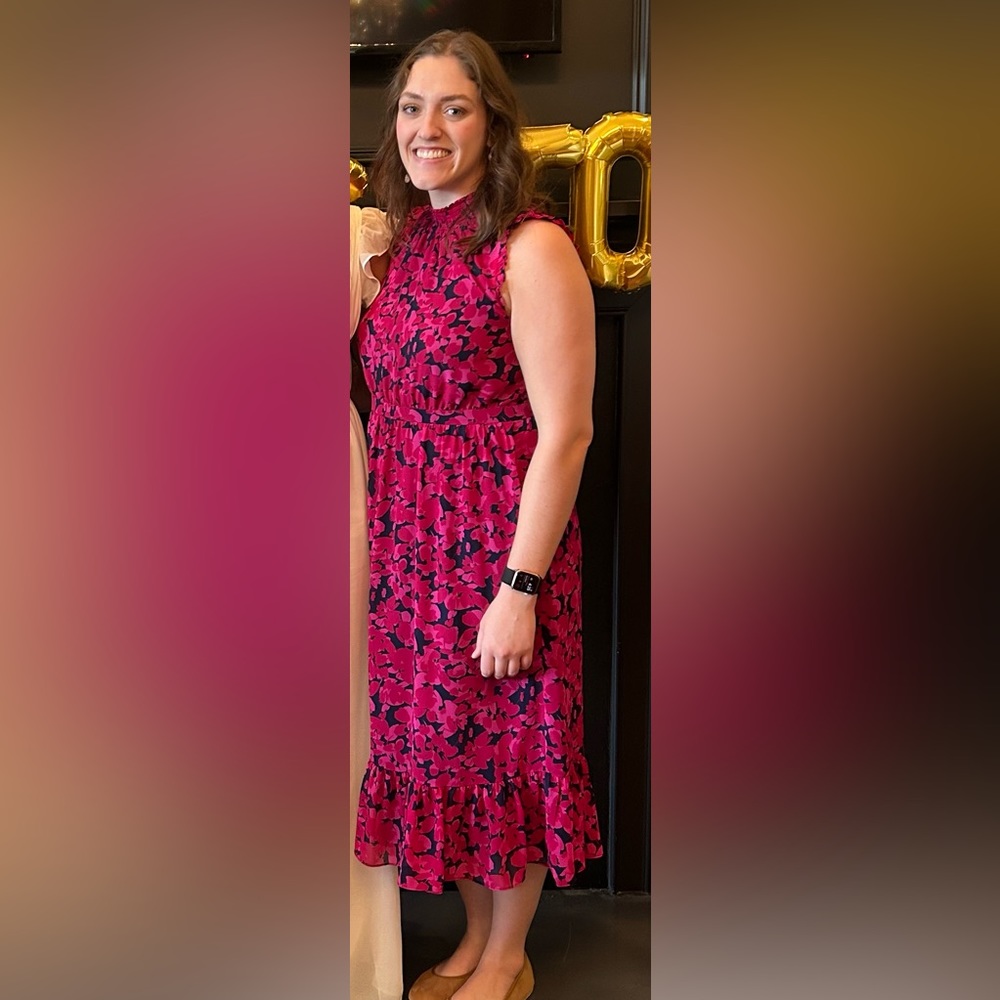J Crew Midi Dress with pockets - size 12